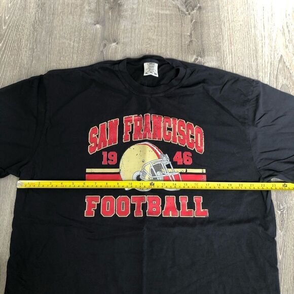 Comfort Colors San Francisco Football Mens Graphic Short Sleeve Shirt Size XL - Picture 5 of 6